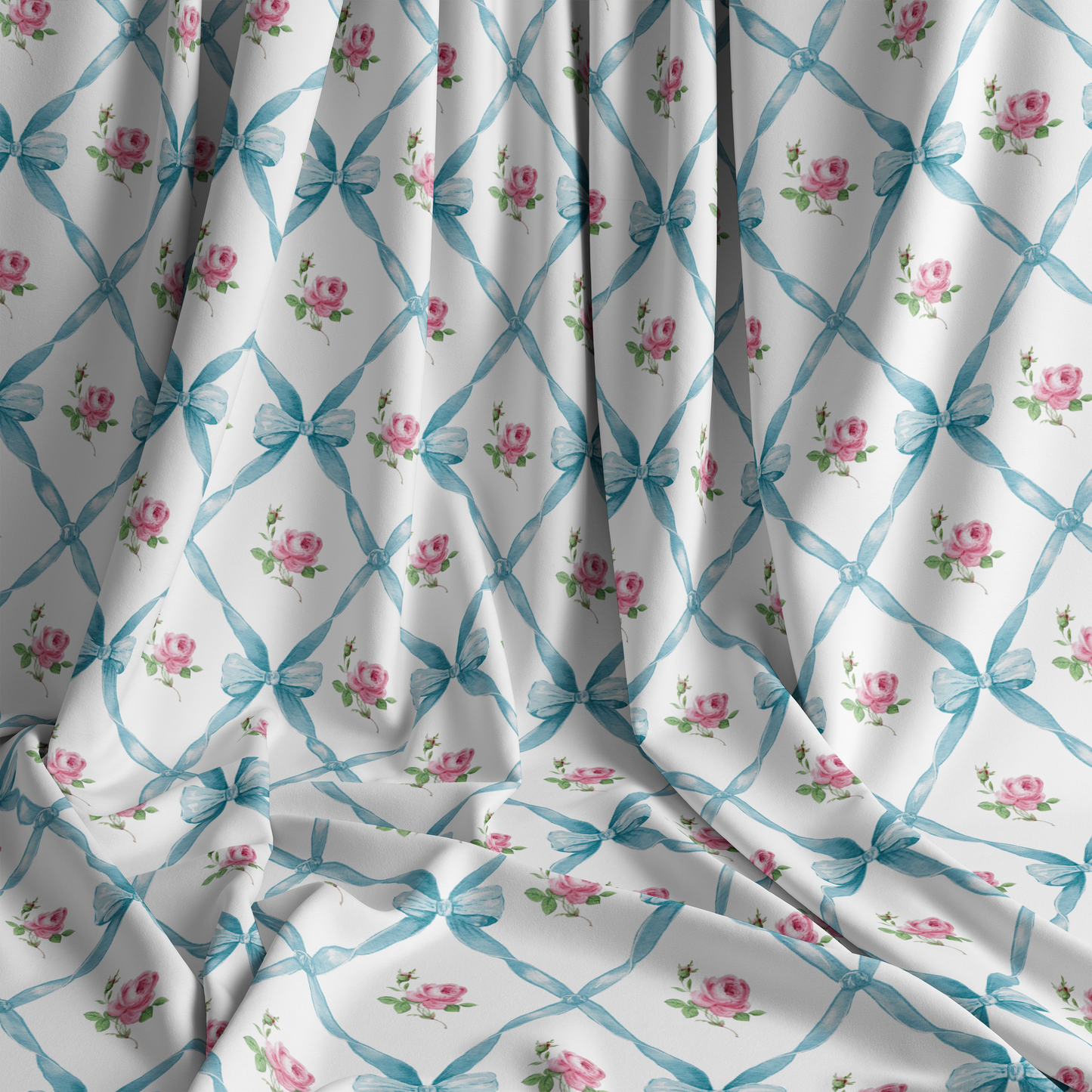 Ribbons Trellis and Roses - Pre Order