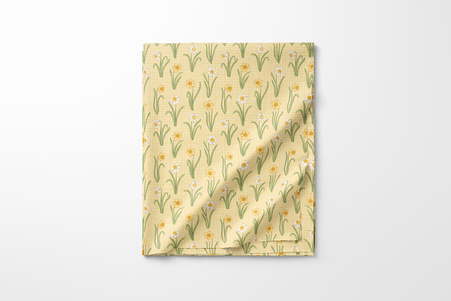 Spring Meadow Gingham - Flora Fabrics - Summer Collection - Pre Order - BY Meter بالمتر