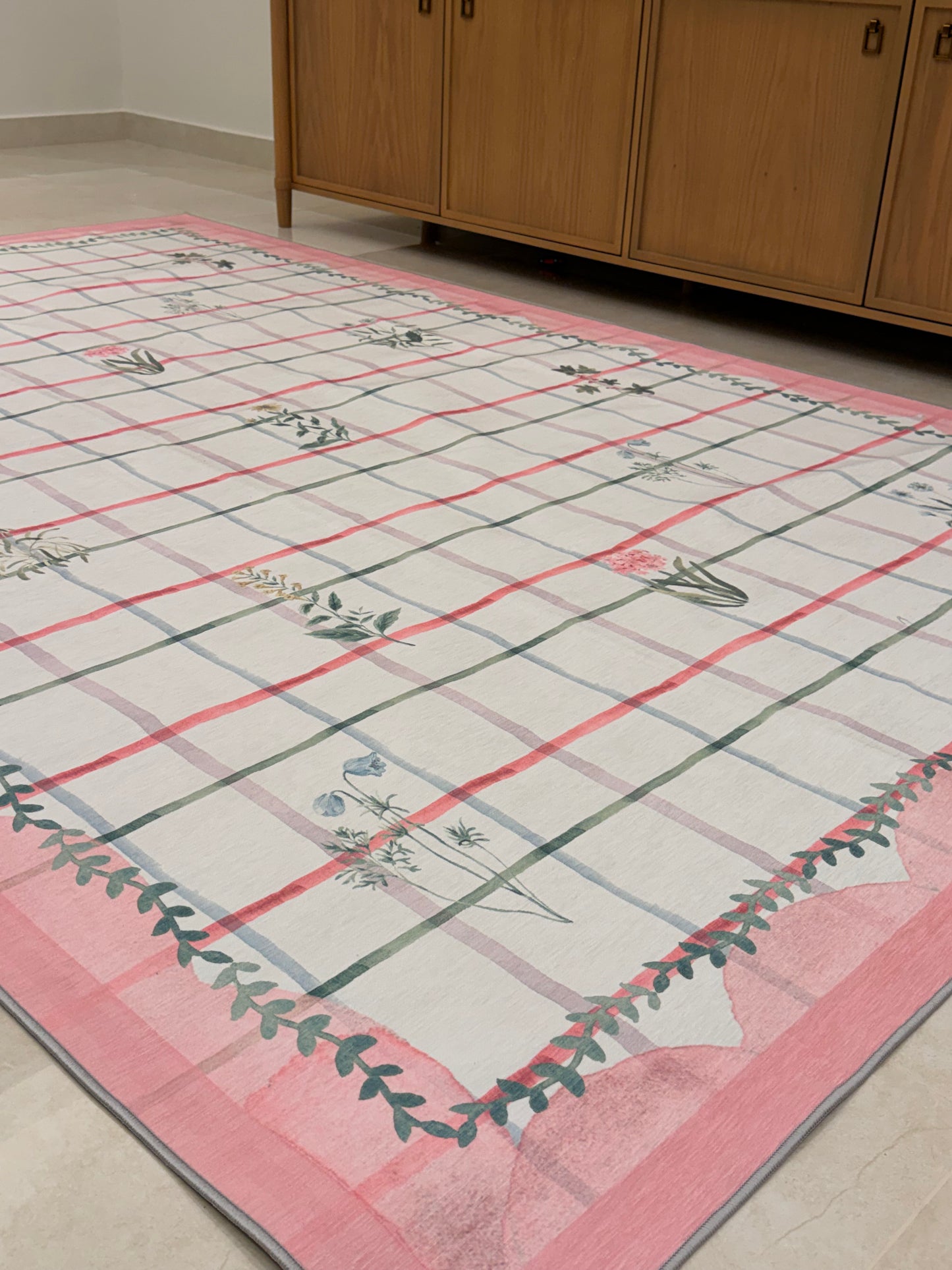 Pink Garden Rug