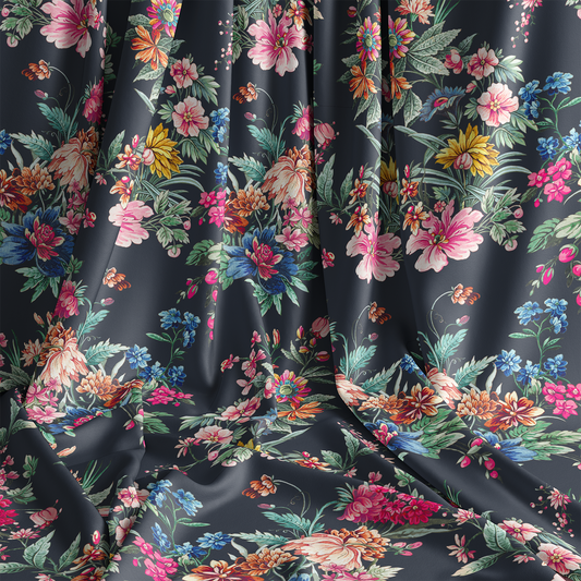 Botanical Design dark - Pre Order – Pre Order (Ships in 2–4 Weeks) | Flora Fabrics