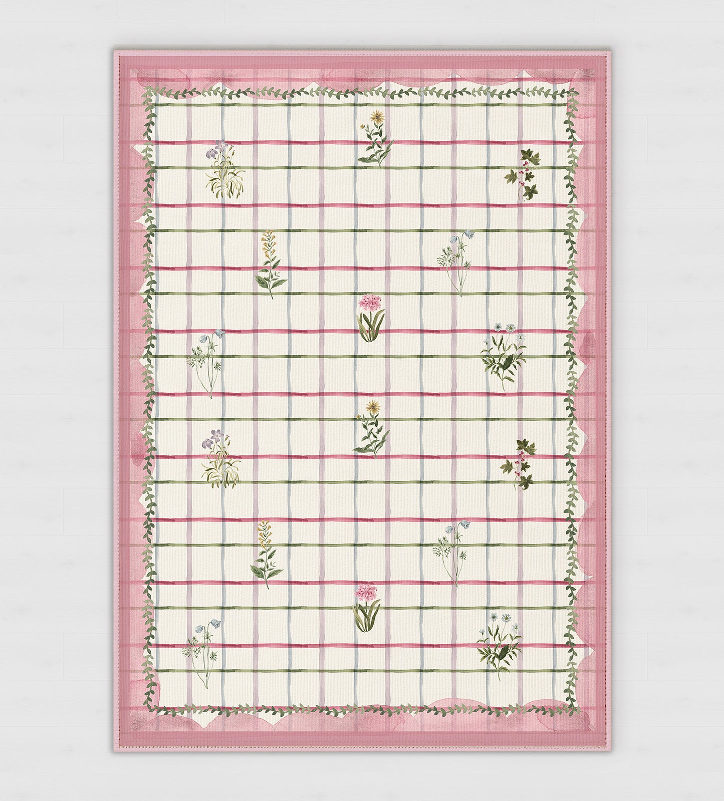 Pink Garden Rug