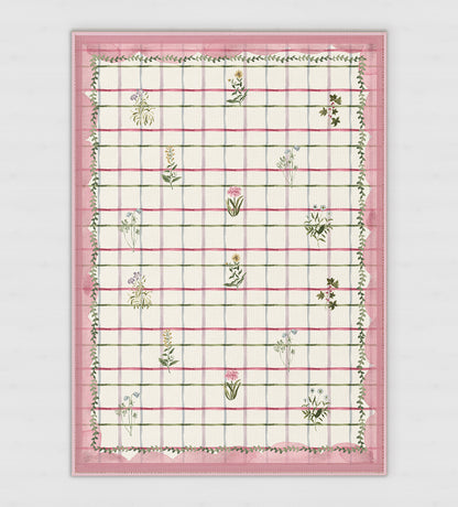 Pink Garden Rug