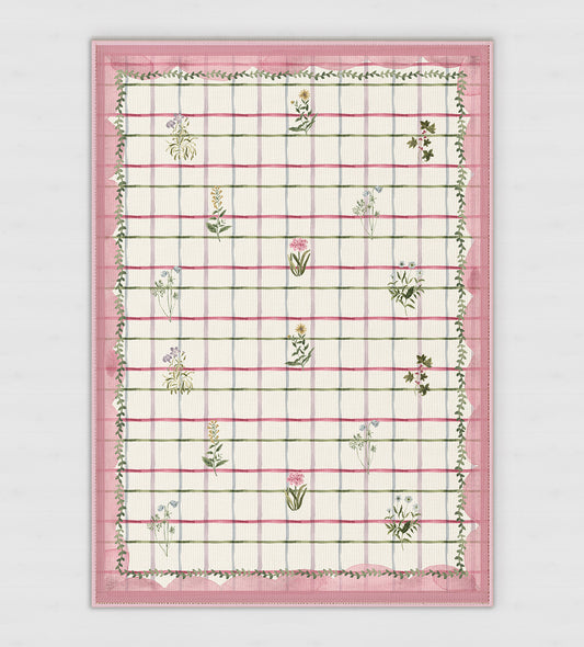 Pink Garden Rug