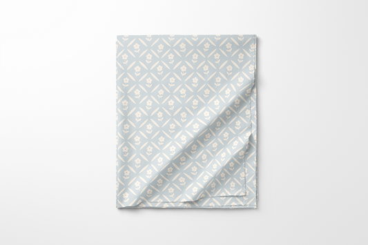 Porcelain Bloom - Flora Fabrics - Summer Collection - Pre Order - BY Meter بالمتر