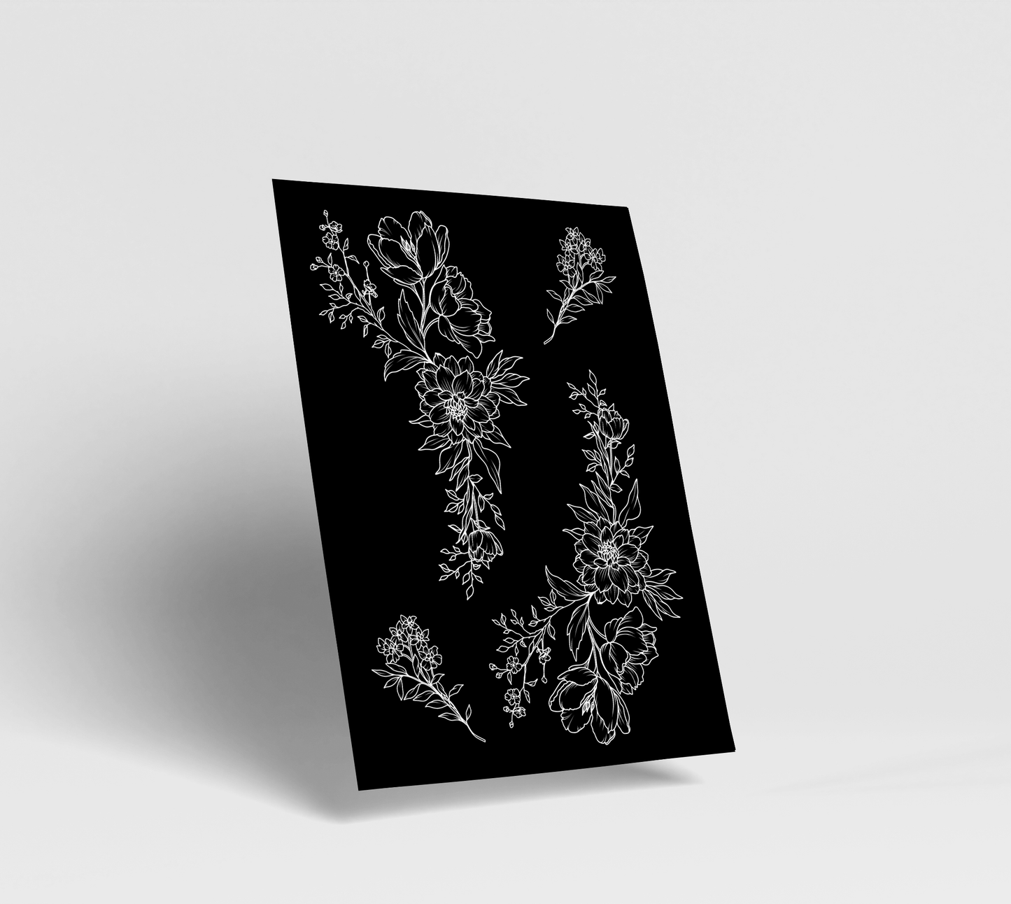 Floral 05 - Henna Sticker