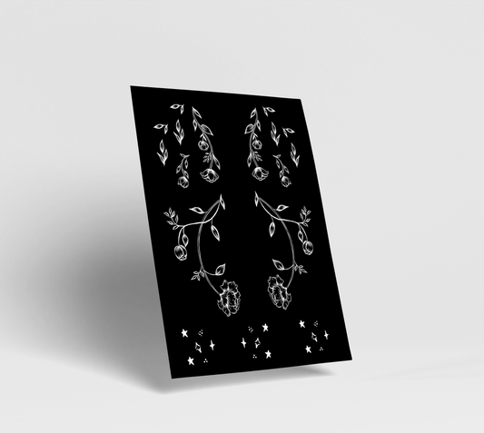 Floral 06 - Henna Sticker