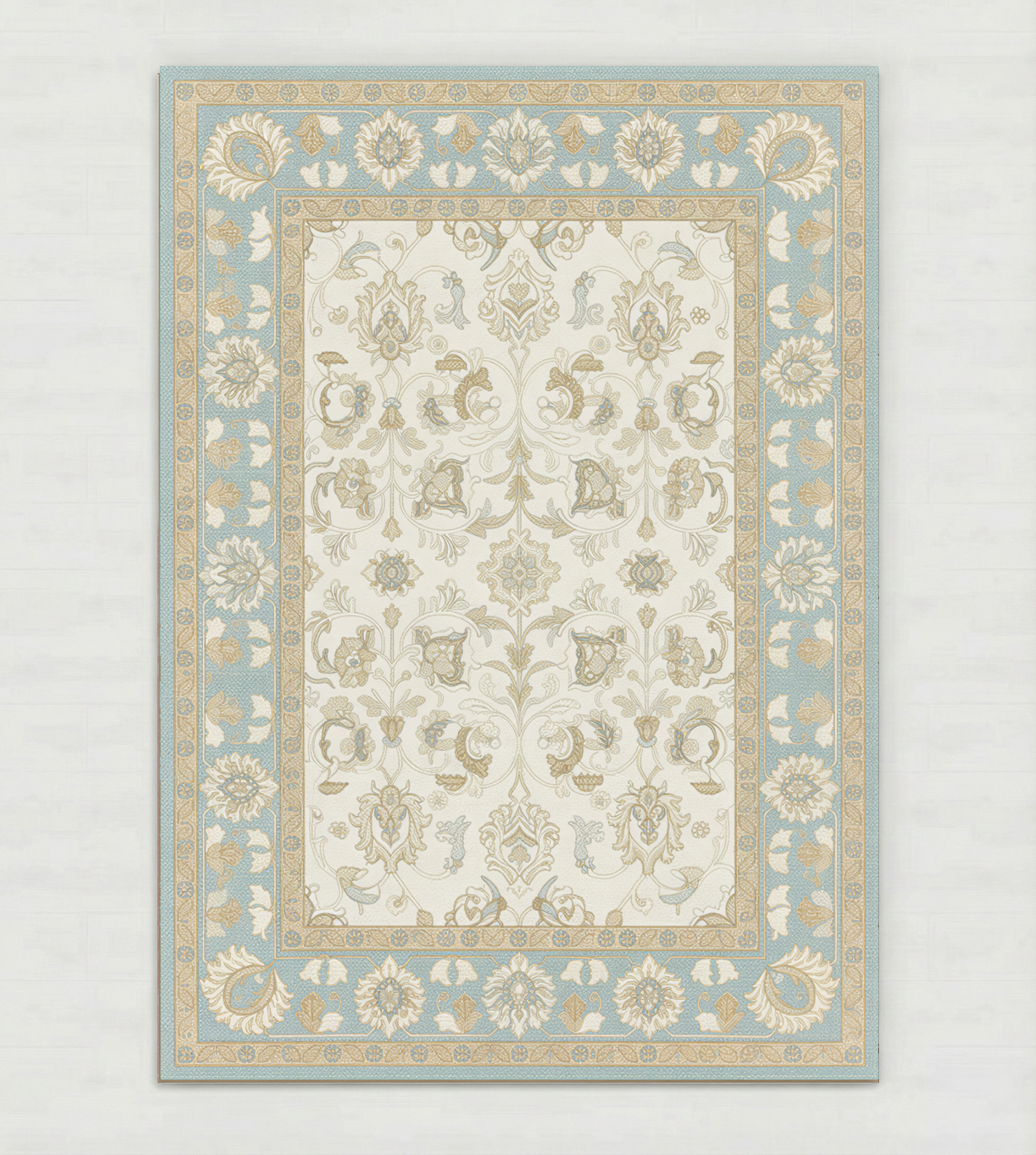 Linen Blue Rug