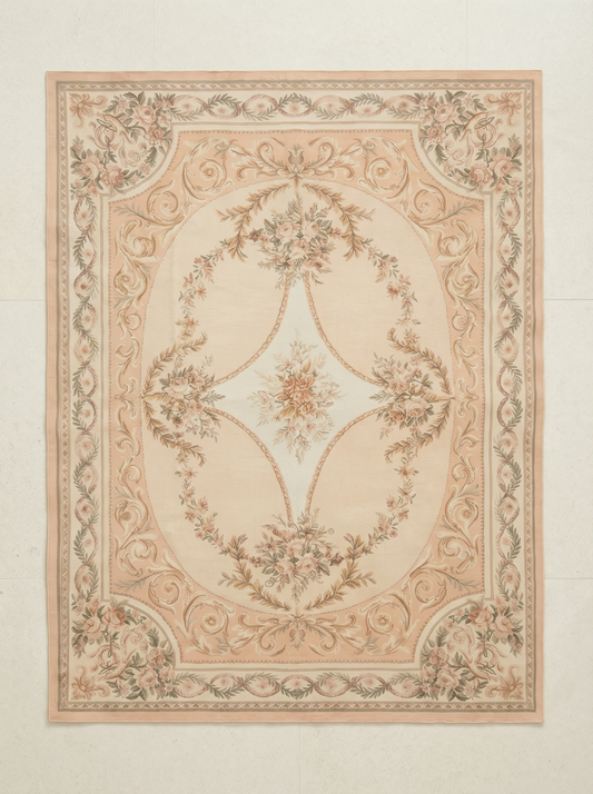 Peach Rose Rug
