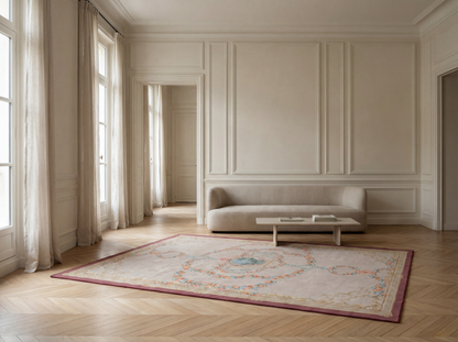 Autumn Landscape Roses Rug