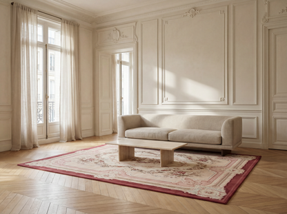 Cream Rose Rug