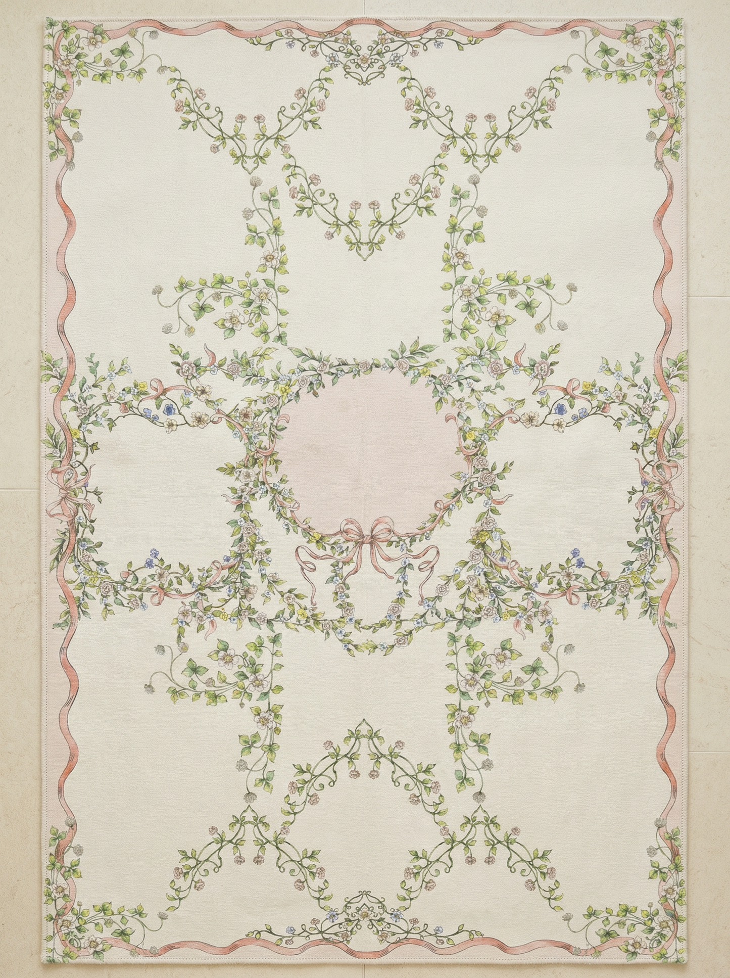 Peach Garden Rug